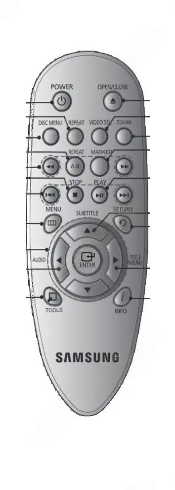 DVD-E350 SAMSUNG afstandsbediening