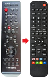 DVD-V6700 SAMSUNG afstandsbediening - productfoto