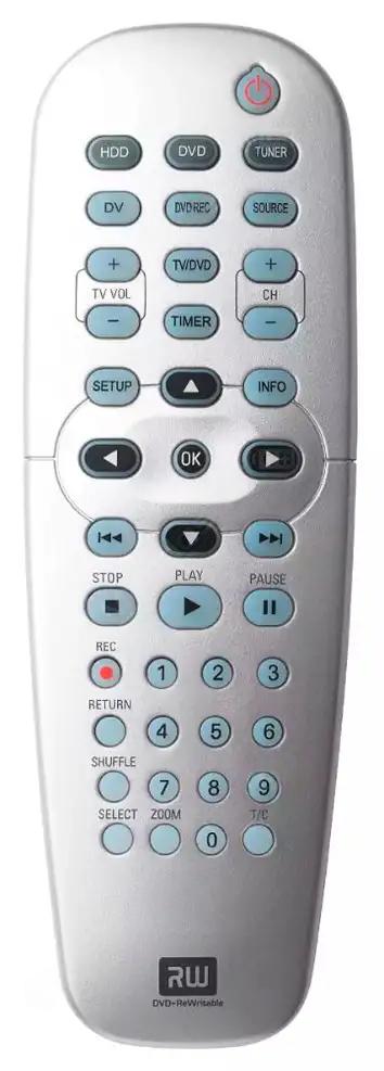 DVDR3440H PHILIPS afstandsbediening