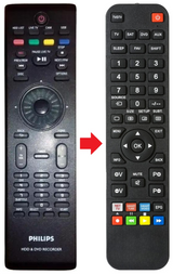 DVDR5520H PHILIPS afstandsbediening - productfoto