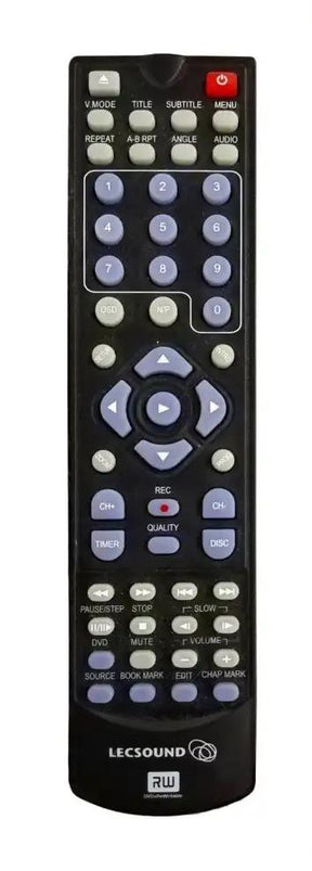 DVDR80 LECSOUND afstandsbediening