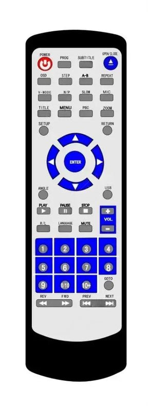 DVP-MX750 SUNSTECH afstandsbediening