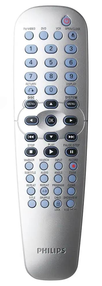DVP3100V PHILIPS afstandsbediening