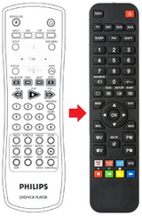 DVP3350V05 PHILIPS afstandsbediening - productfoto