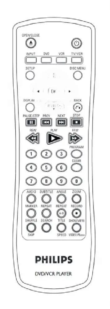 DVP3350V05 PHILIPS afstandsbediening
