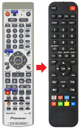 DVR-5100H PIONEER afstandsbediening - productfoto