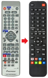 DVR-520H PIONEER afstandsbediening - productfoto