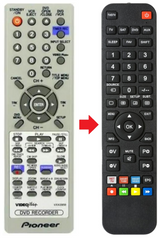 DVR-RT400 PIONEER afstandsbediening - productfoto