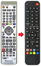 DVR-RT601H PIONEER afstandsbediening - productfoto