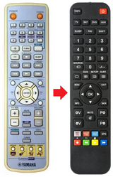 DVRS120 YAMAHA afstandsbediening - productfoto