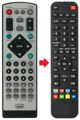 DVX3531USB TREVI afstandsbediening - productfoto
