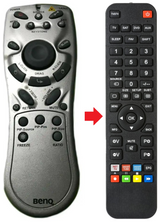 DX650 BENQ afstandsbediening - productfoto