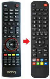 E24-5500 BENQ afstandsbediening - productfoto
