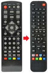 EASYHOME-DVBT-HDTOPBOX BEST BUY afstandsbediening - productfoto