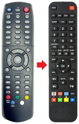 EASYONE-HD SET ONE afstandsbediening - productfoto