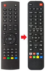 EM95X MBOX afstandsbediening - productfoto