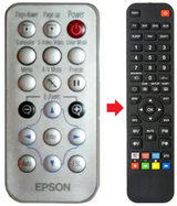 EMP53 EPSON afstandsbediening - productfoto