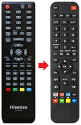 EN-83801 HISENSE afstandsbediening - productfoto