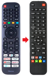 EN2AI30H HISENSE afstandsbediening - productfoto