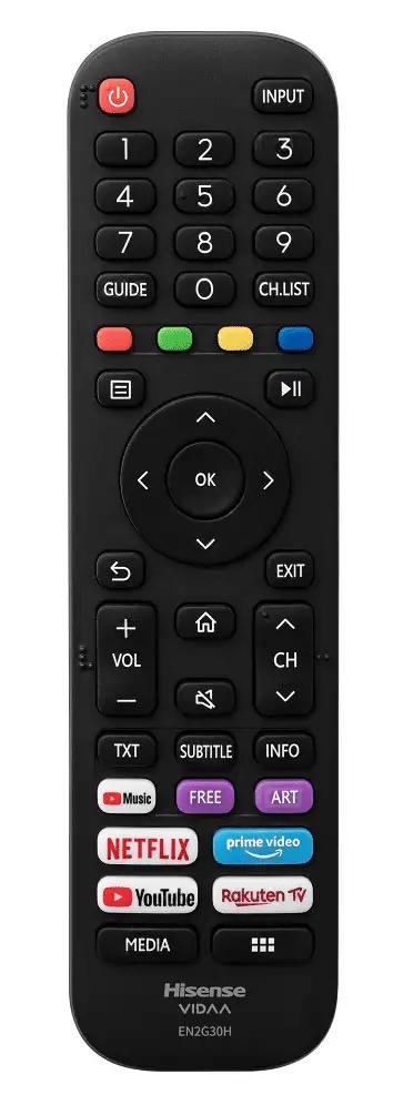 EN2G30H HISENSE afstandsbediening
