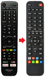 EN3G39 HISENSE afstandsbediening - productfoto