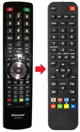 ER-00016 HISENSE afstandsbediening - productfoto