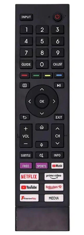 ERF3A80 HISENSE afstandsbediening