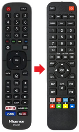 ERF6B11 HISENSE afstandsbediening - productfoto