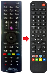ESAT-HDW3 CGV afstandsbediening - productfoto