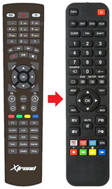 ET10000 XTREND afstandsbediening - productfoto