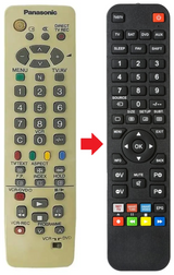 EUR511320 PANASONIC afstandsbediening - productfoto
