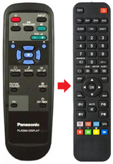 EUR646525 PANASONIC afstandsbediening - productfoto