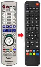 EUR7659Y60 PANASONIC afstandsbediening - productfoto