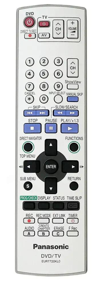 EUR7720KL0 PANASONIC afstandsbediening