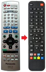 EUR7720KS0 PANASONIC afstandsbediening - productfoto