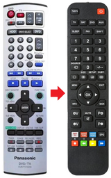 EUR7721KH0 PANASONIC afstandsbediening - productfoto