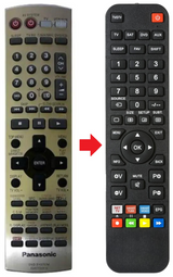 EUR7722X10 PANASONIC afstandsbediening - productfoto