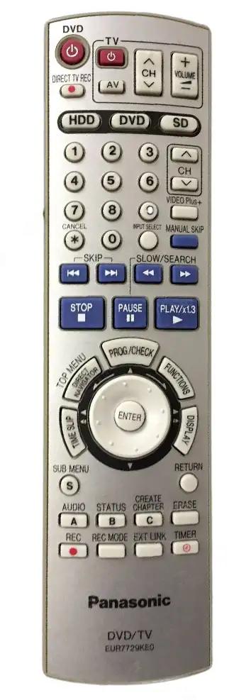 EUR7729KE0 PANASONIC afstandsbediening