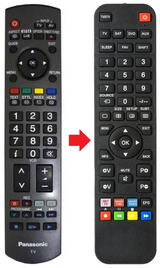 EUR7737Z50 PANASONIC afstandsbediening - productfoto