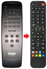 EV600 SABA afstandsbediening - productfoto