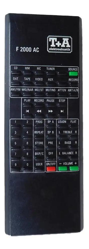 F2000AC T A afstandsbediening