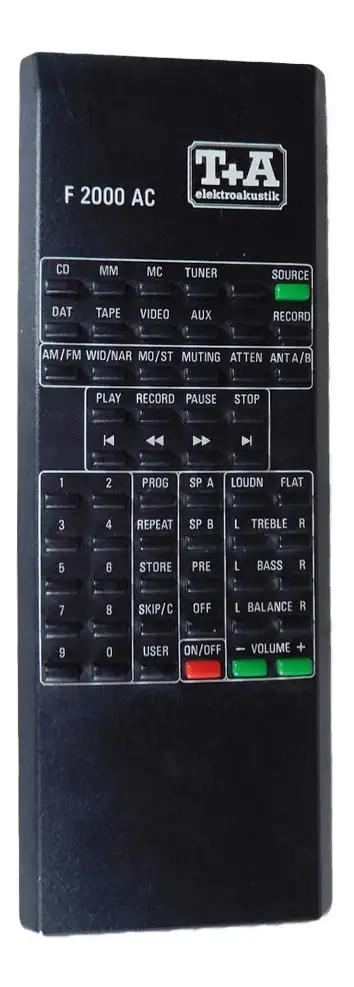 F2000AC T A afstandsbediening