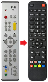 F6A T A afstandsbediening - productfoto