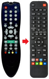 FREE1003 ID SAT afstandsbediening - productfoto