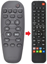 FW-C355 PHILIPS afstandsbediening - vergelijking