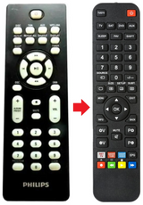 FWM154 PHILIPS afstandsbediening - productfoto