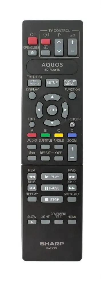 GA630PA SHARP afstandsbediening