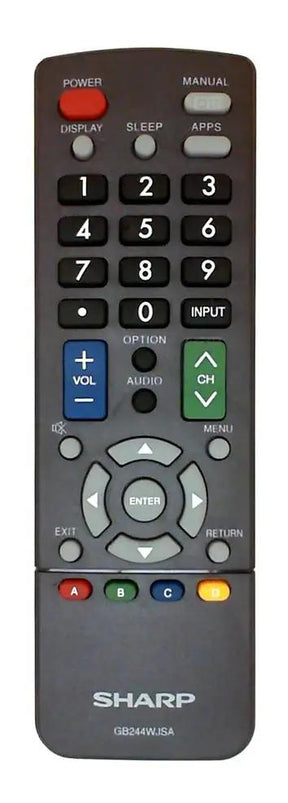 GB244WJSA SHARP afstandsbediening