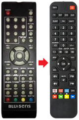 GC0VA1028SJ BLU:SENS afstandsbediening - productfoto