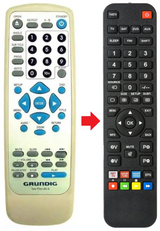 GDP1400 GRUNDIG afstandsbediening - productfoto